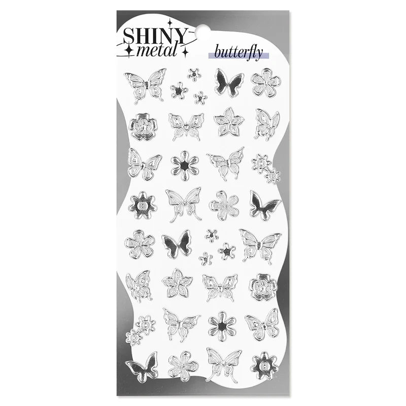 Mindwave Sticker Sheet - Shiny Metal