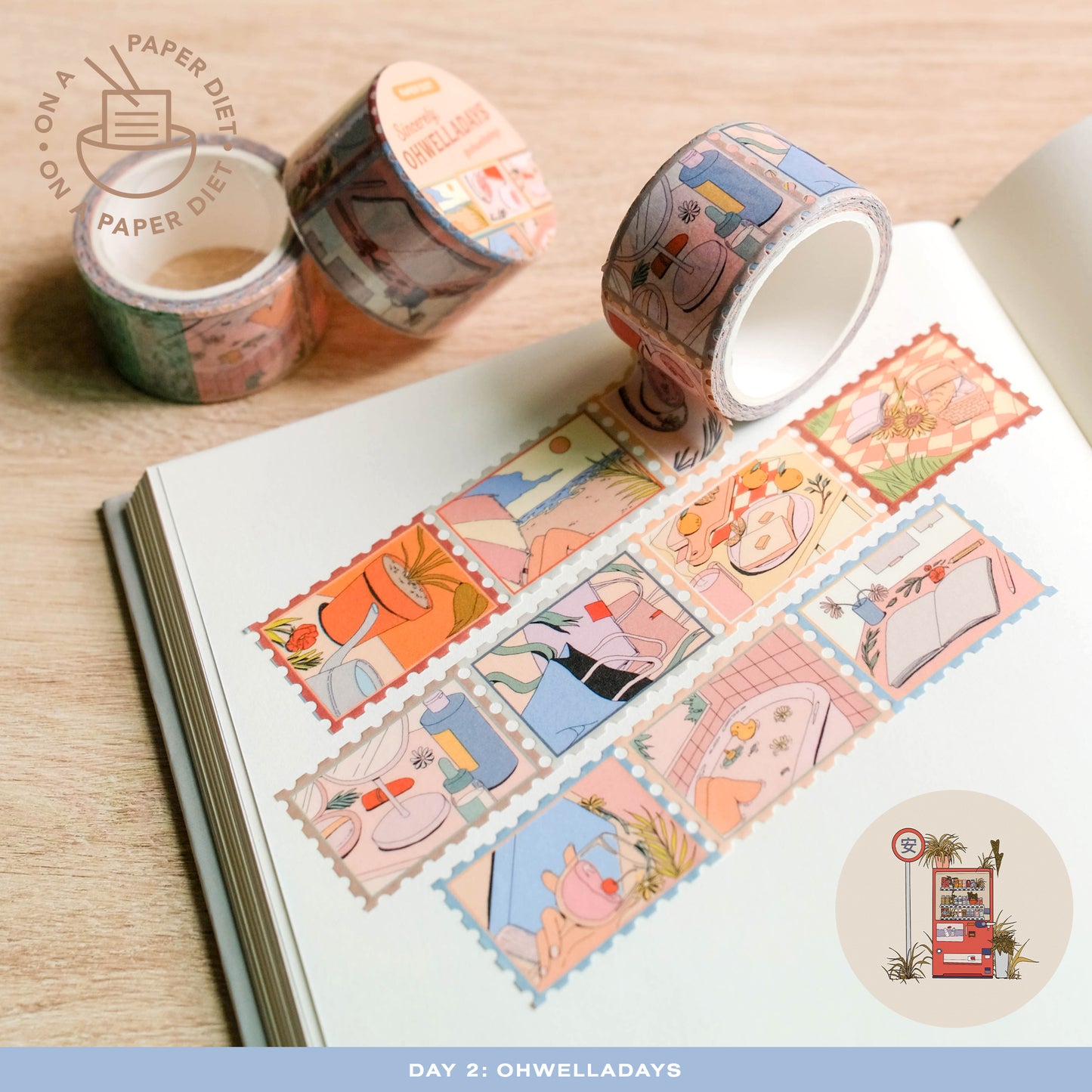 Paper Diet - Washi Tape - Letterbox Series