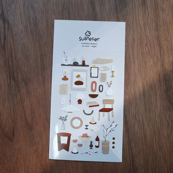 Suatelier Sticker Sheet - Objet