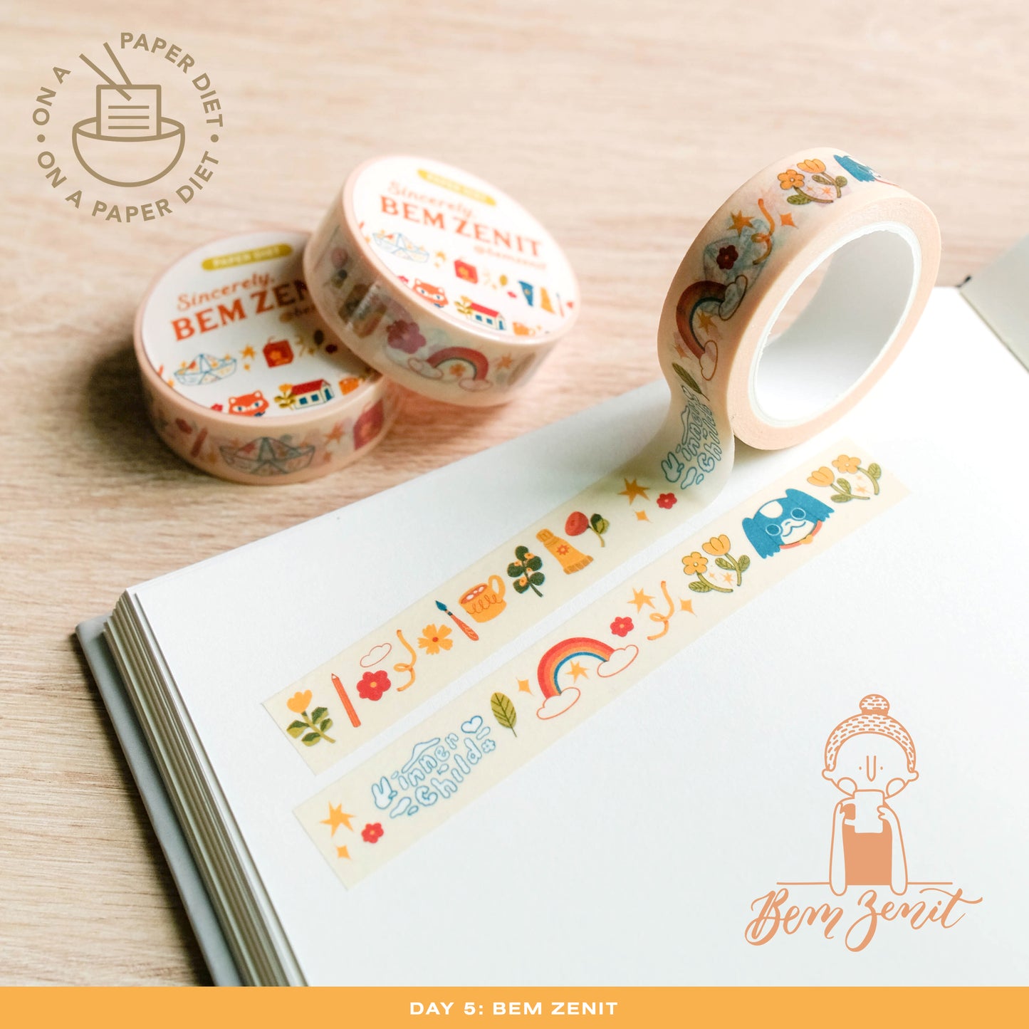 Paper Diet - Washi Tape - Letterbox Series
