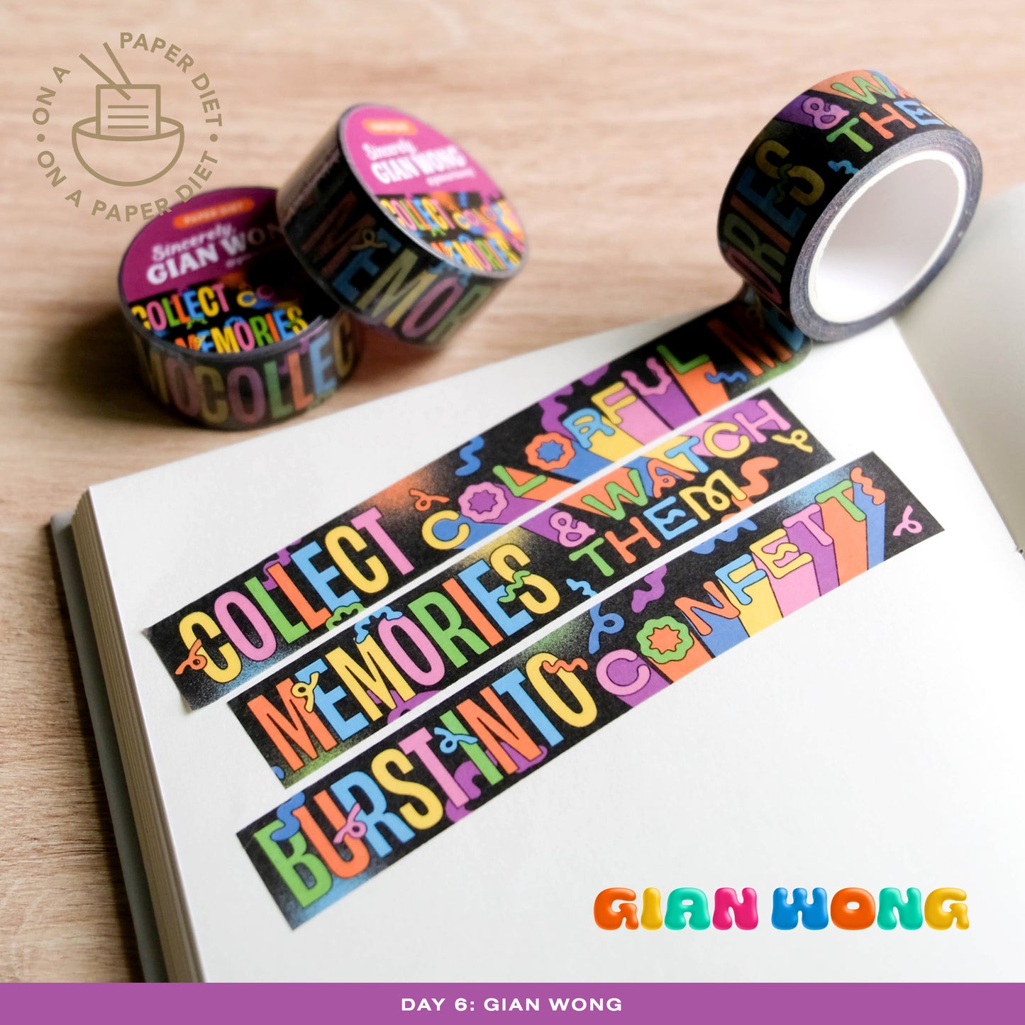 Paper Diet - Washi Tape - Letterbox Series