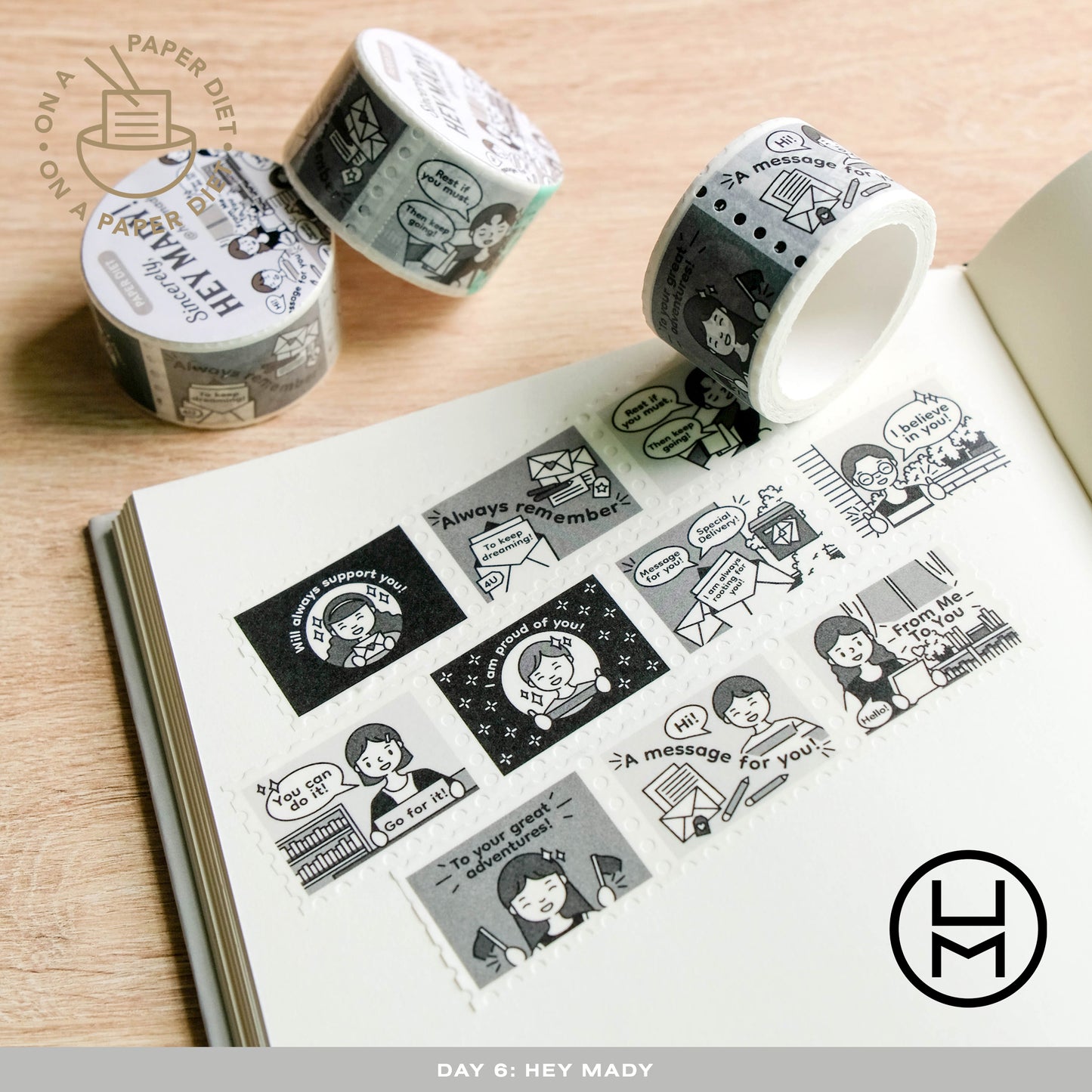 Paper Diet - Washi Tape - Letterbox Series