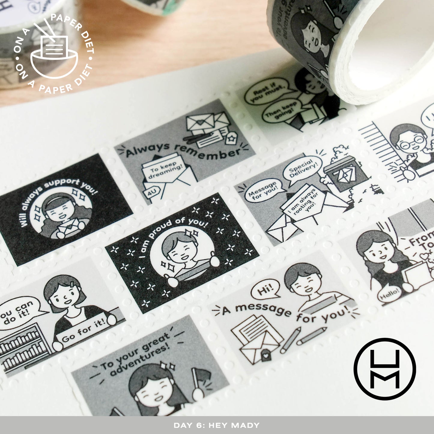 Paper Diet - Washi Tape - Letterbox Series