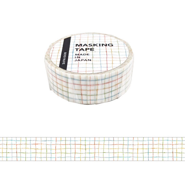Mind Wave Washi Tape - Checkered Multi-Color