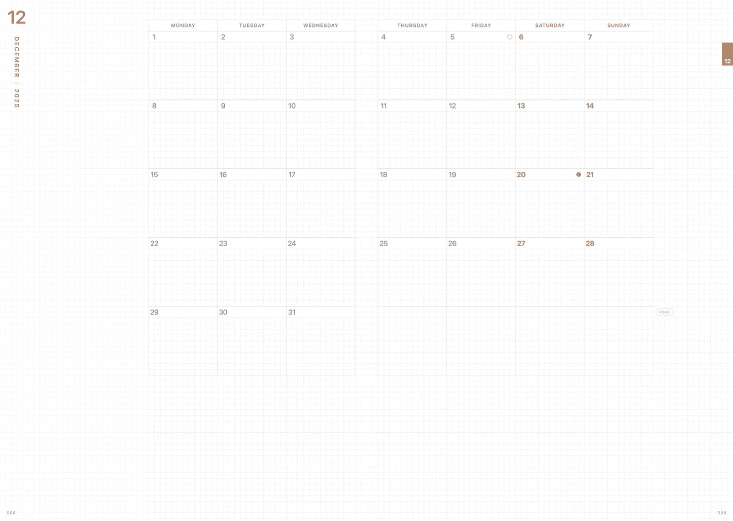 TAKE A NOTE 2026 MEDIUM PLANNER B6 (Pre-Order)