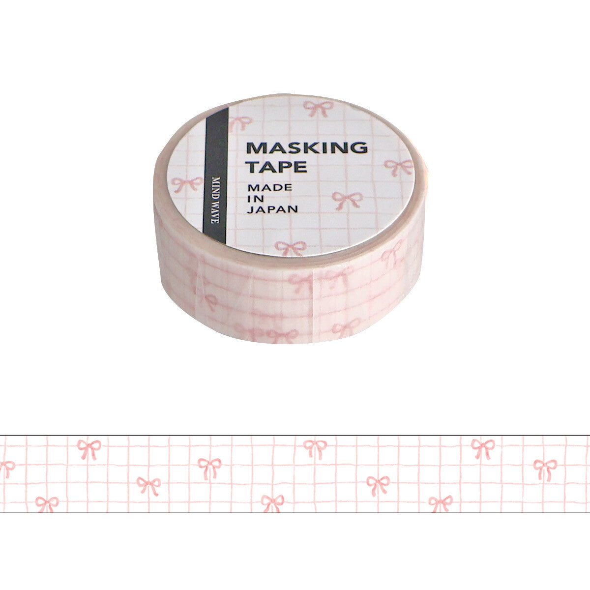 Mind Wave Washi Tape - Plaid - Pink