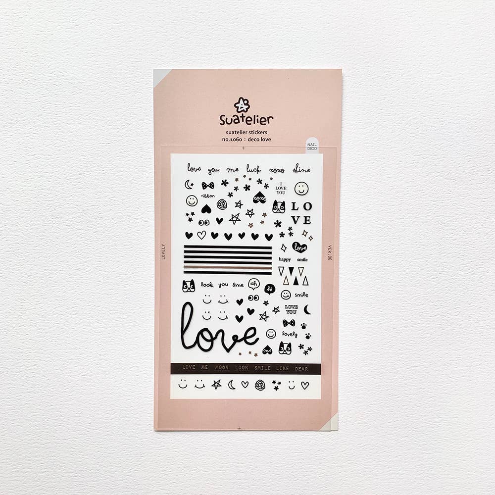 Suatelier Sticker Sheet - Deco Love