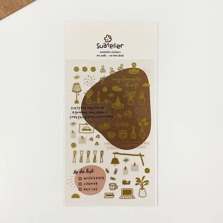 Suatelier Sticker Sheet - On the Desk