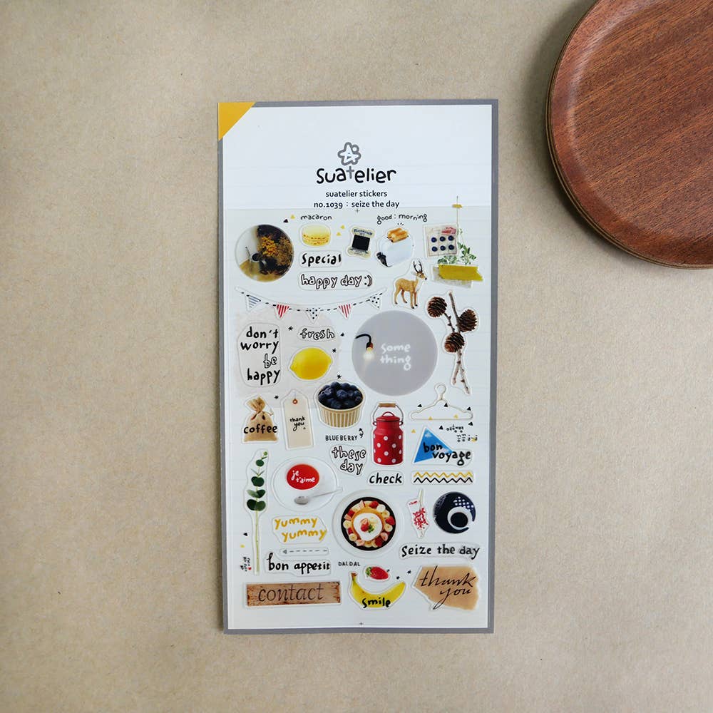 Suatelier Sticker Sheet - Seize the Day