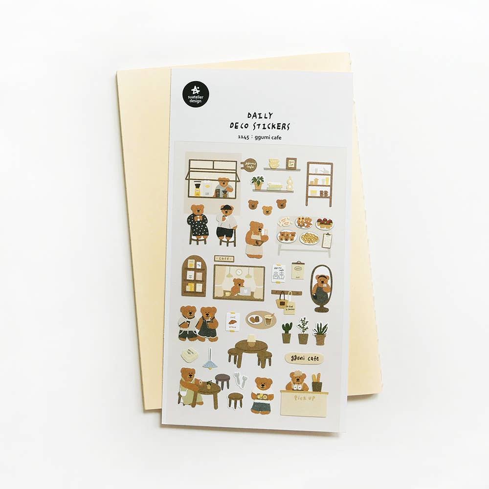 Suatelier Sticker Sheet - Ggumi Cafe