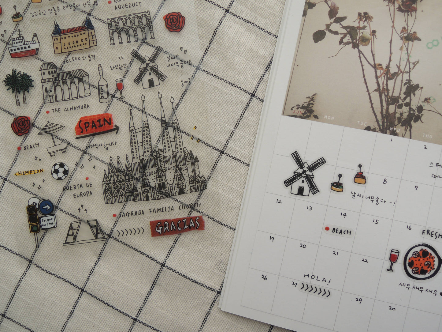 Suatelier Sticker Sheet - Hola