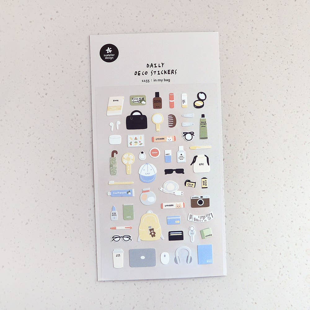 Suatelier Sticker Sheet - In My Bag