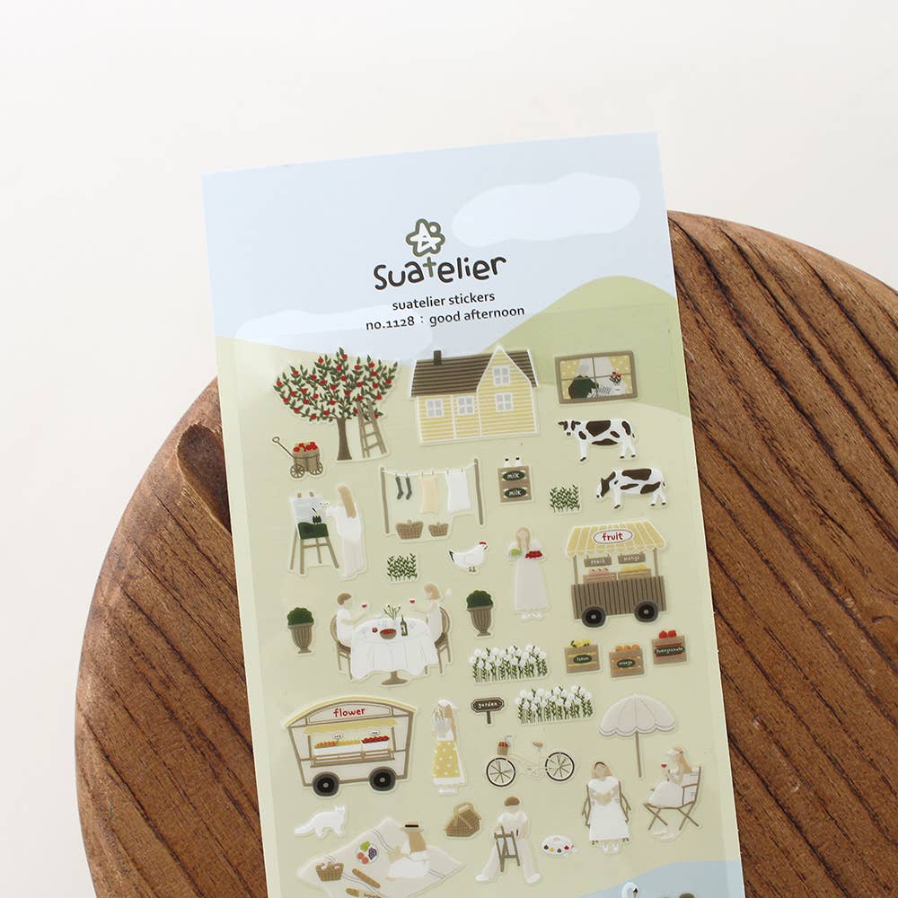 Suatelier Sticker Sheet - Good Afternoon