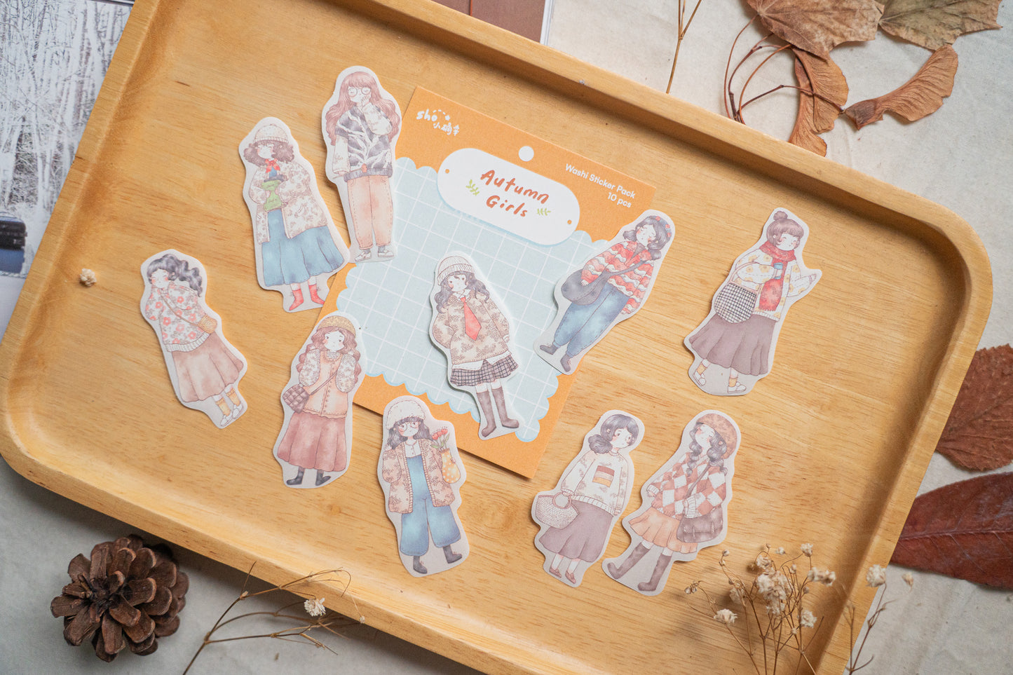 Sho Little Happiness - Autumn Girls - Sticker Pack
