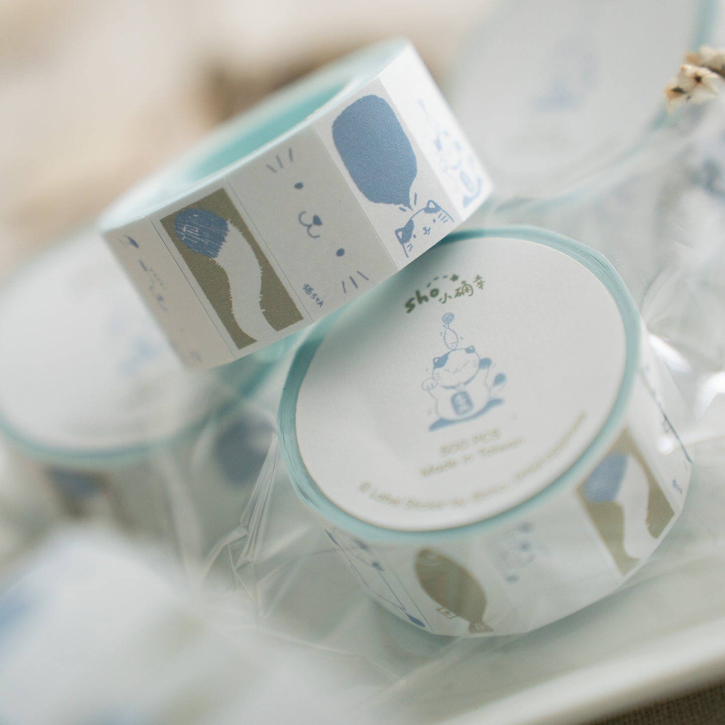 Sho Little Happiness - Cat - Label Sticker