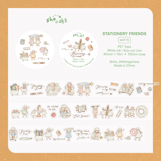 Sho Little Happines - Stationery Friends- PET Tape