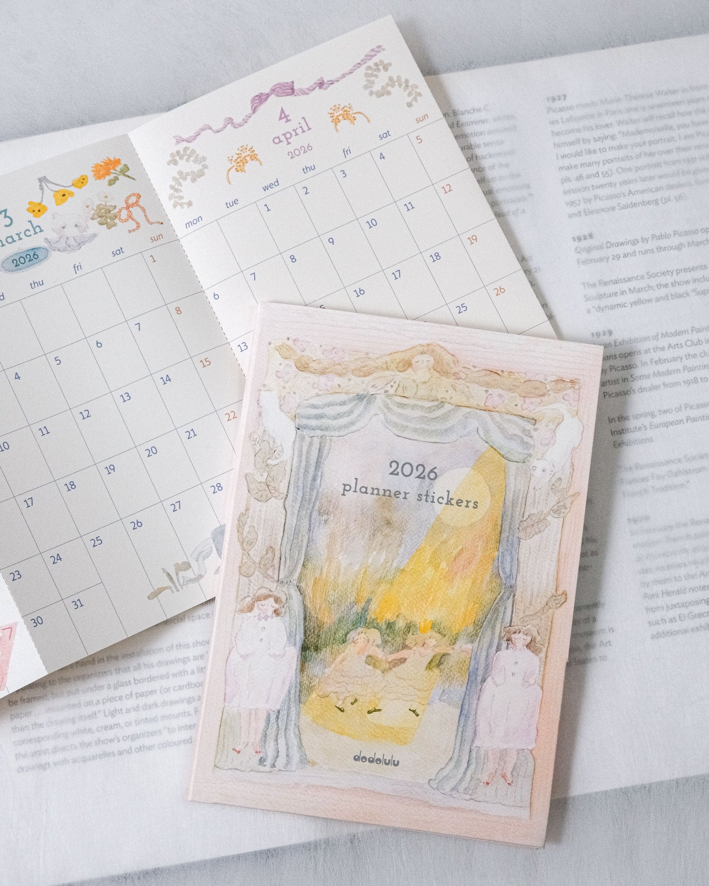 Dodolulu - 2026 Monthly Planner Sticker Set (PRE-ORDER)