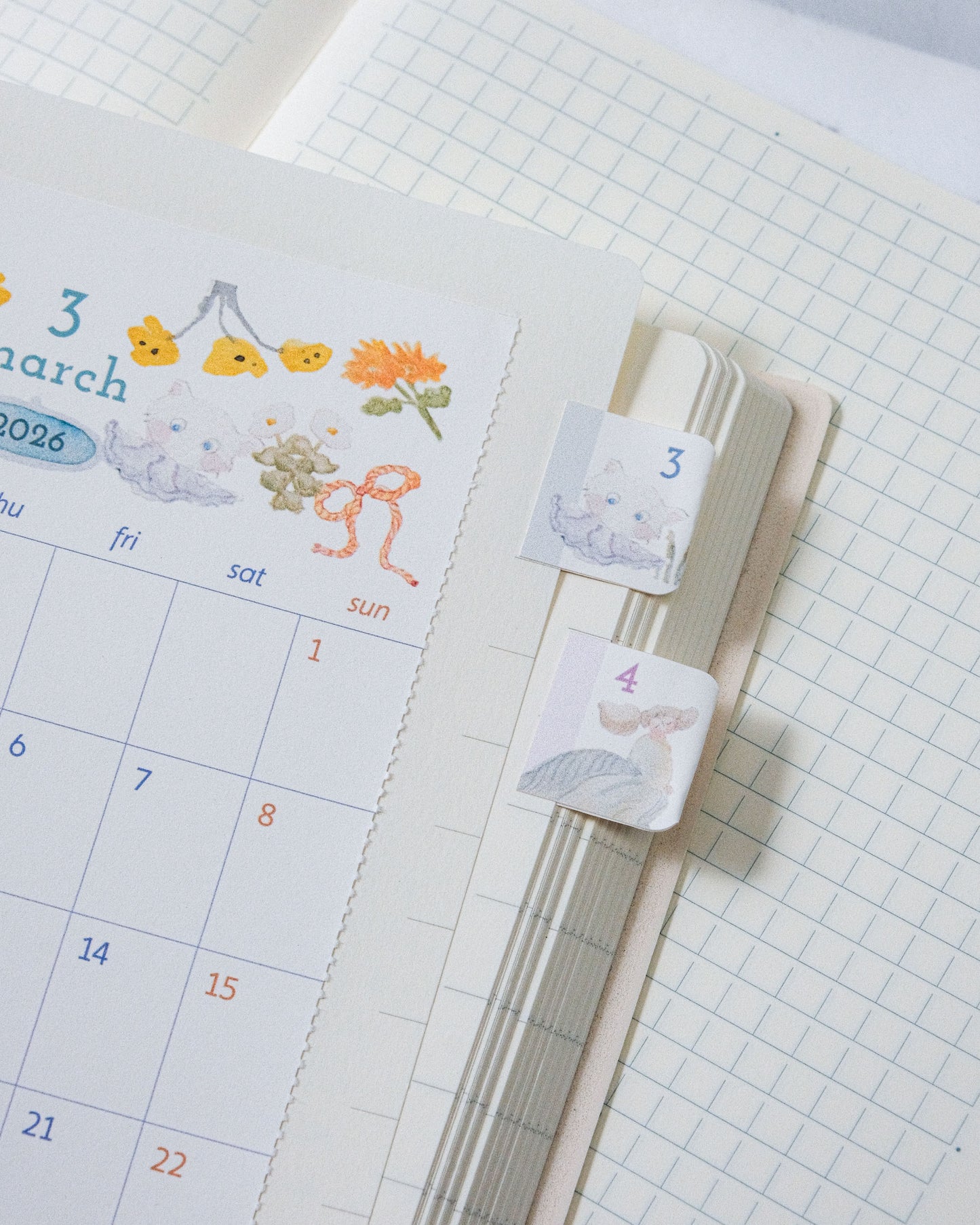 Dodolulu - 2026 Monthly Planner Sticker Set (PRE-ORDER)