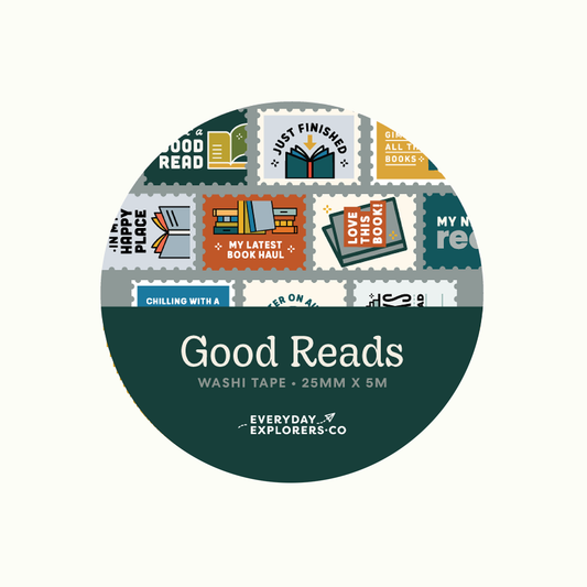 Everyday Explorers Co. Washi Tape - Good Reads