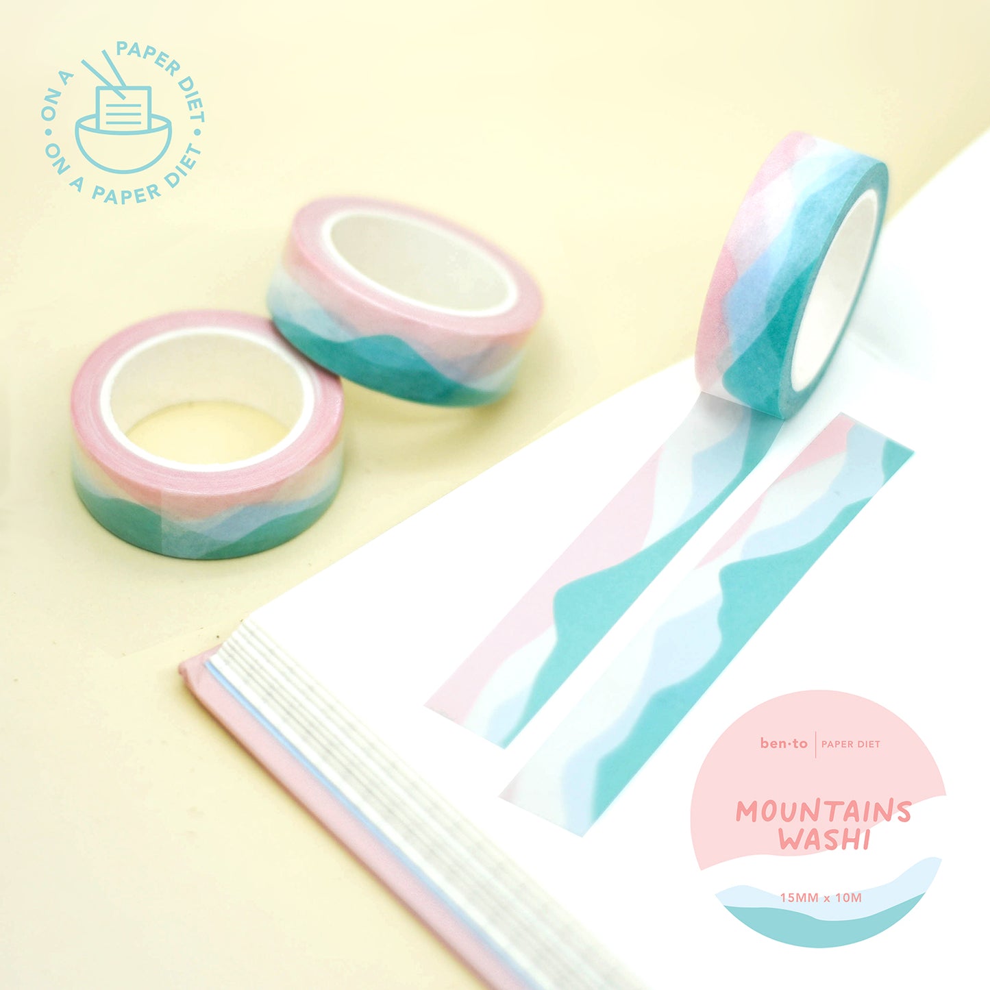 Paper Diet - Washi Tape - Mountains Washi