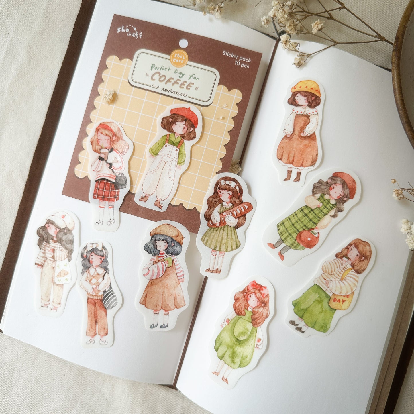 Sho Little Happiness - Perfect Day for Coffee - Sticker Pack
