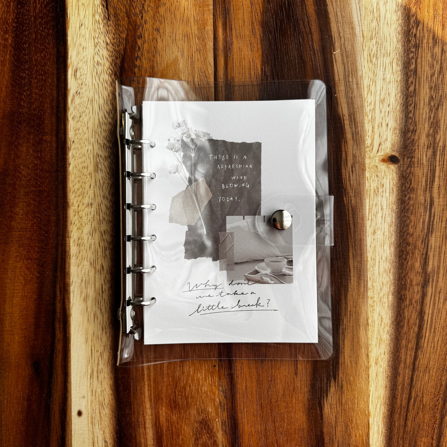 Mind Wave Bine A6 Clear Binder