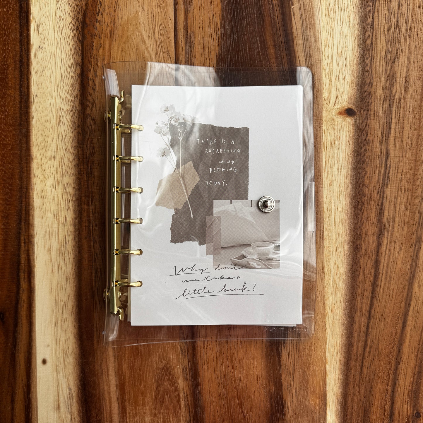 Mind Wave Bine A6 Clear Binder