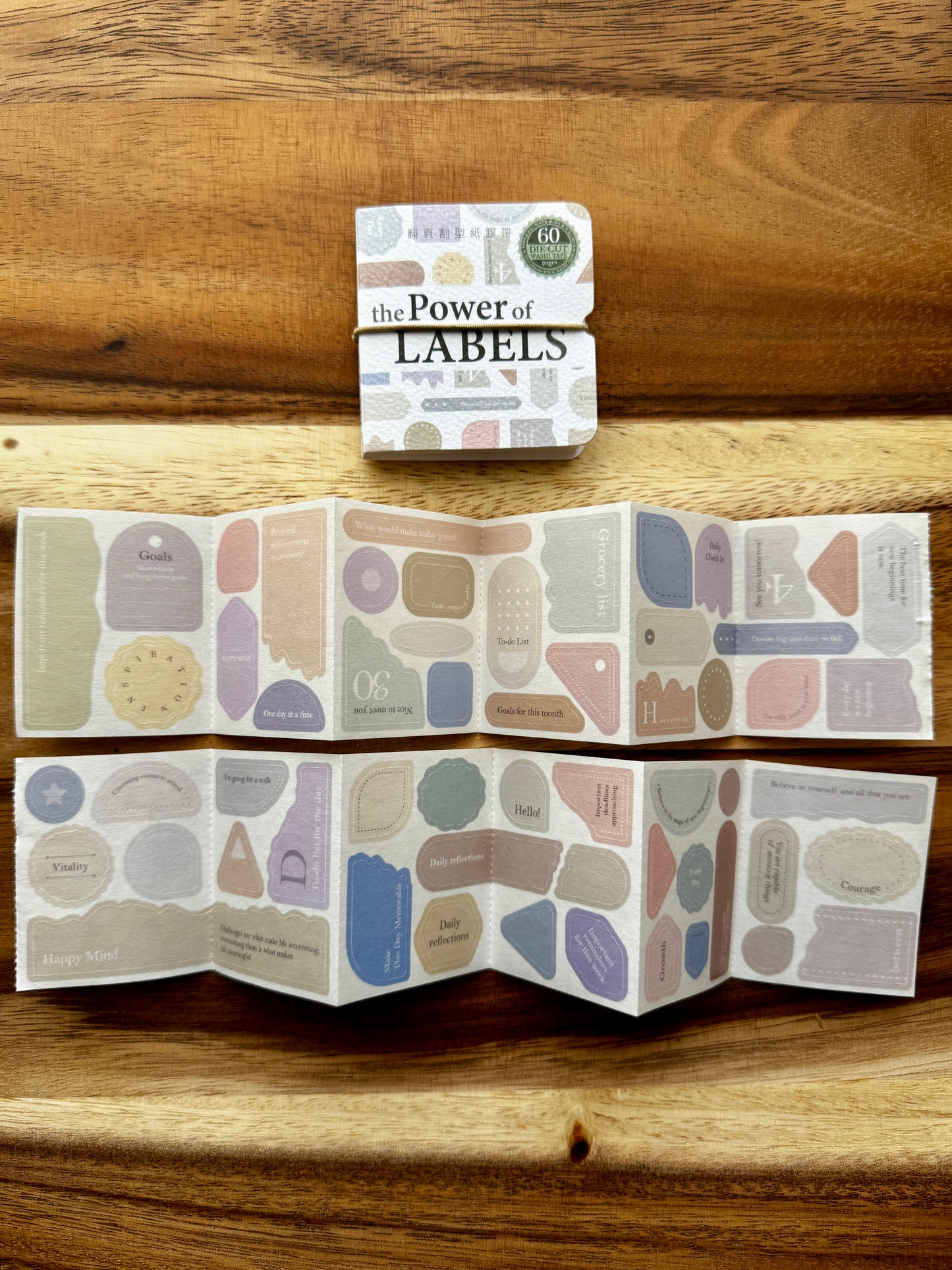 MU Lifestyle - Mini Book - Die Cut Washi Tape