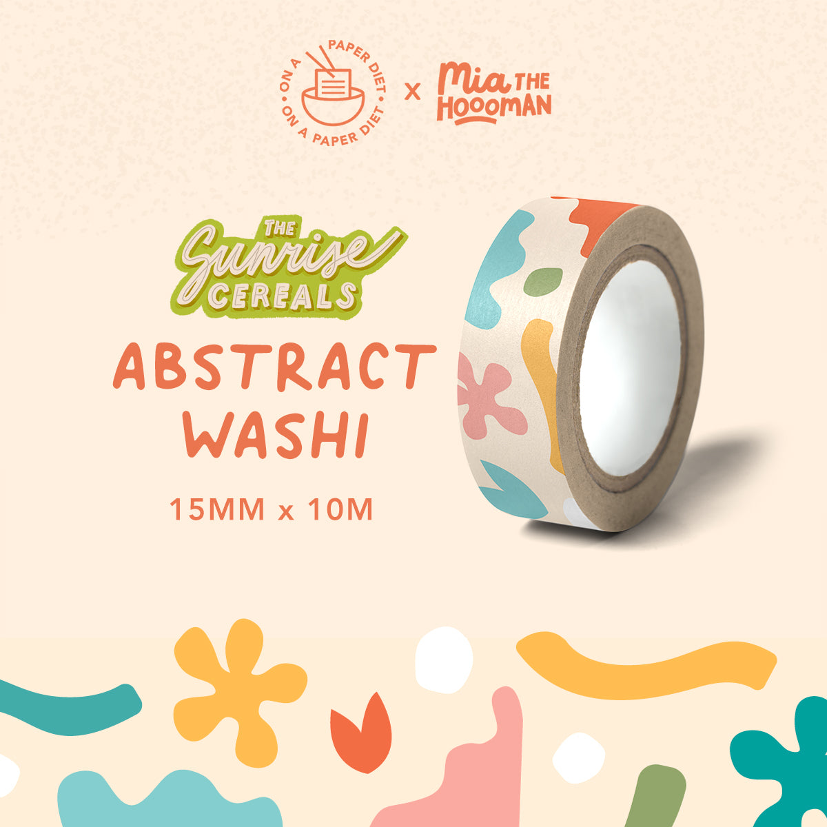 Paper Diet - Washi Tapes - The Sunrise Cereals Series