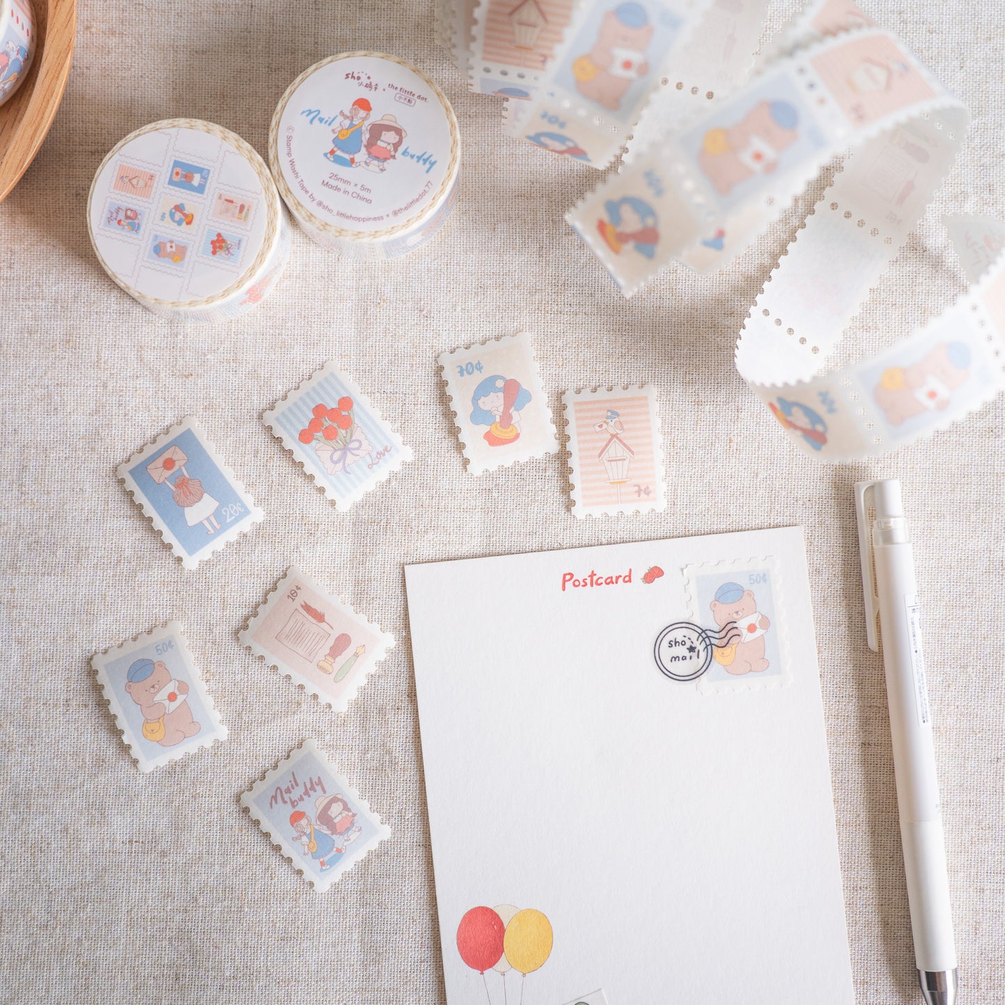 Sho Little Happines - Mail Buddy - Washi Tape