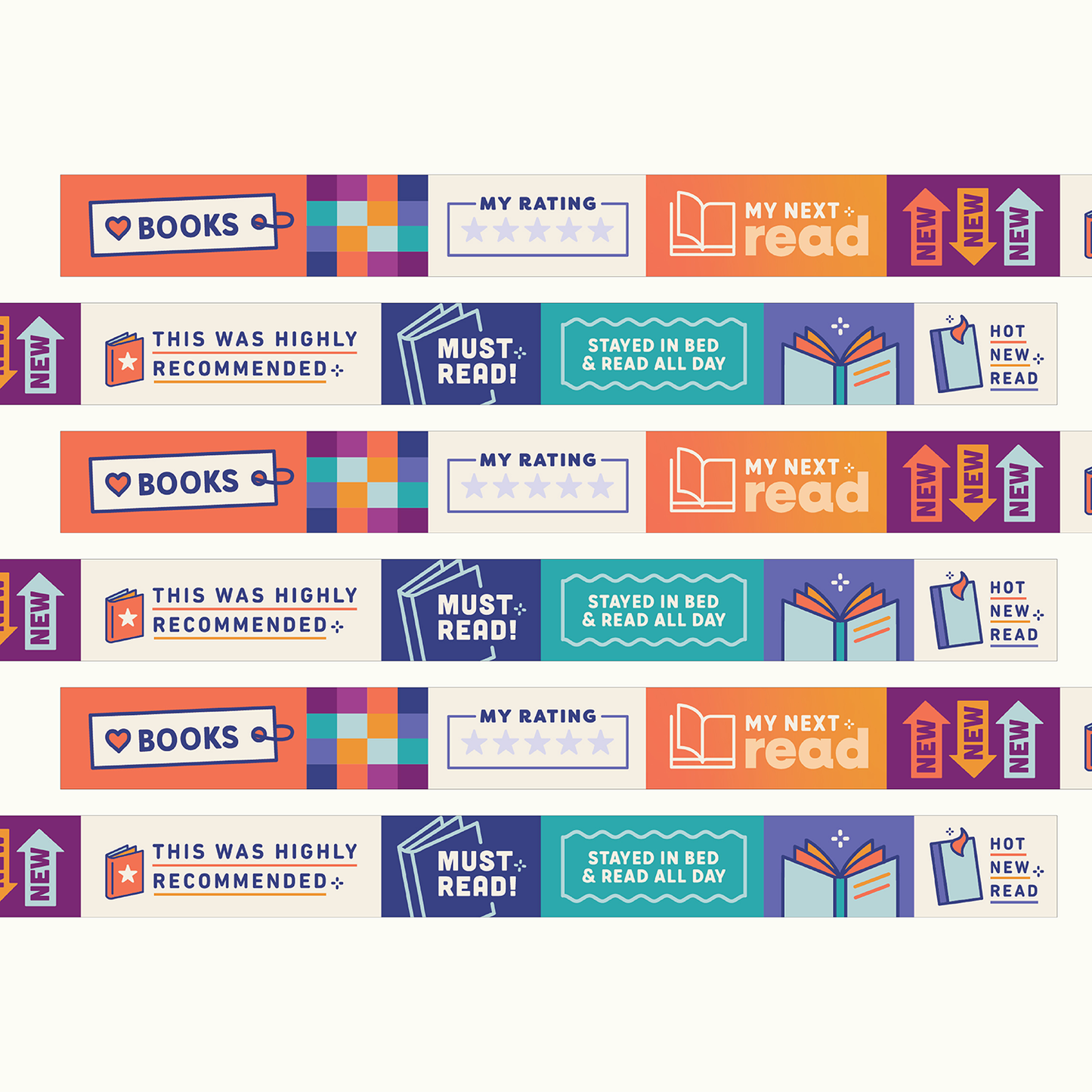 Everyday Explorers Co. Washi Tape - Must Read
