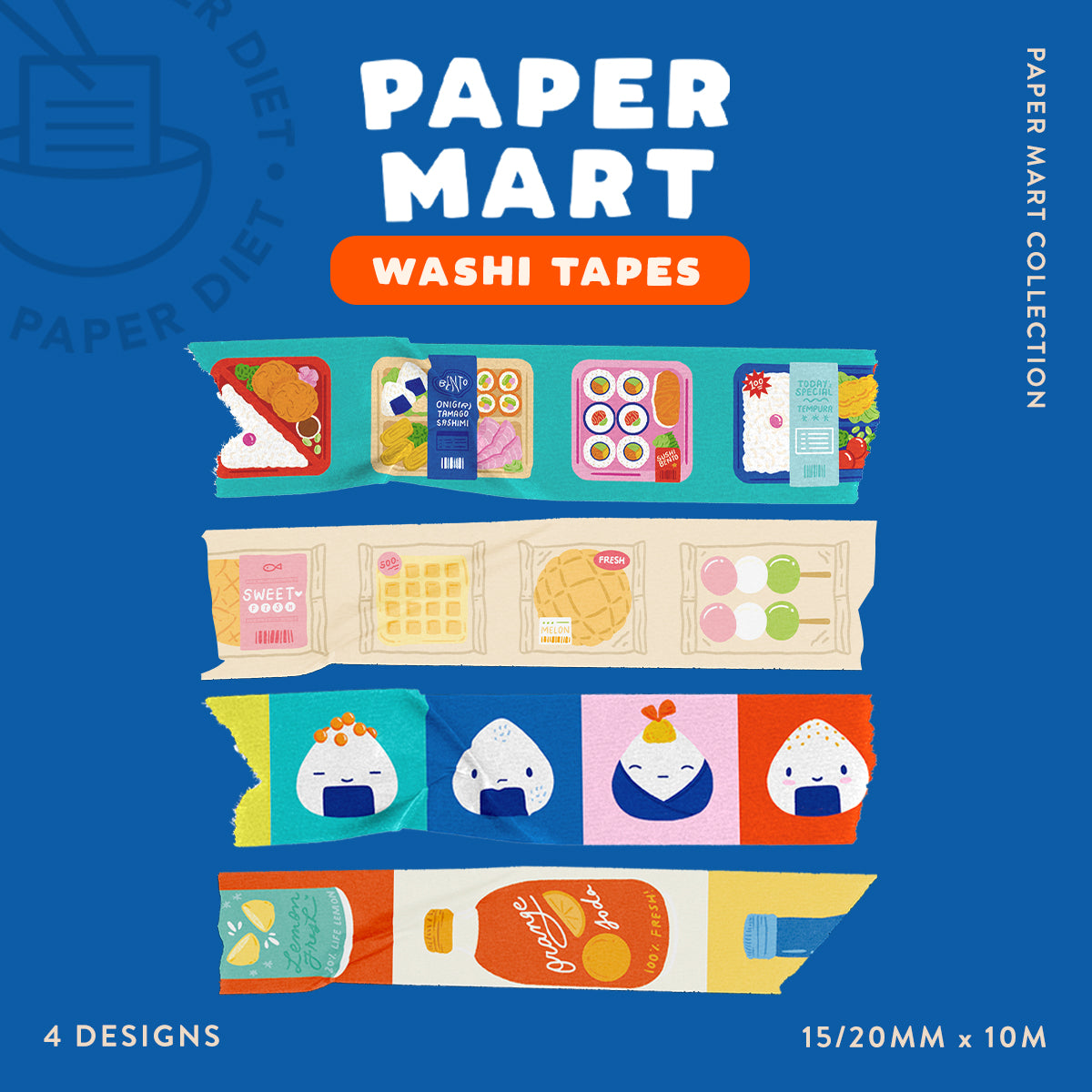 Paper Diet - Washi Tape - Paper Mart Series