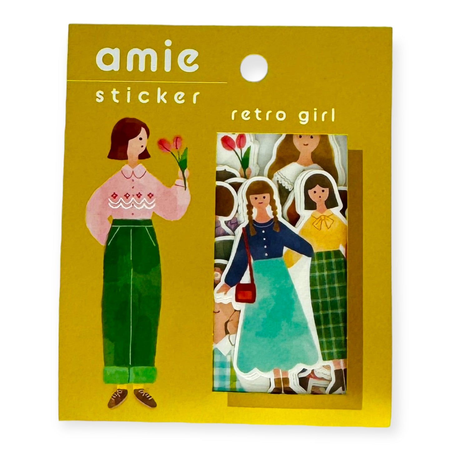 Mind Wave - Amie Sticker Retro Girl