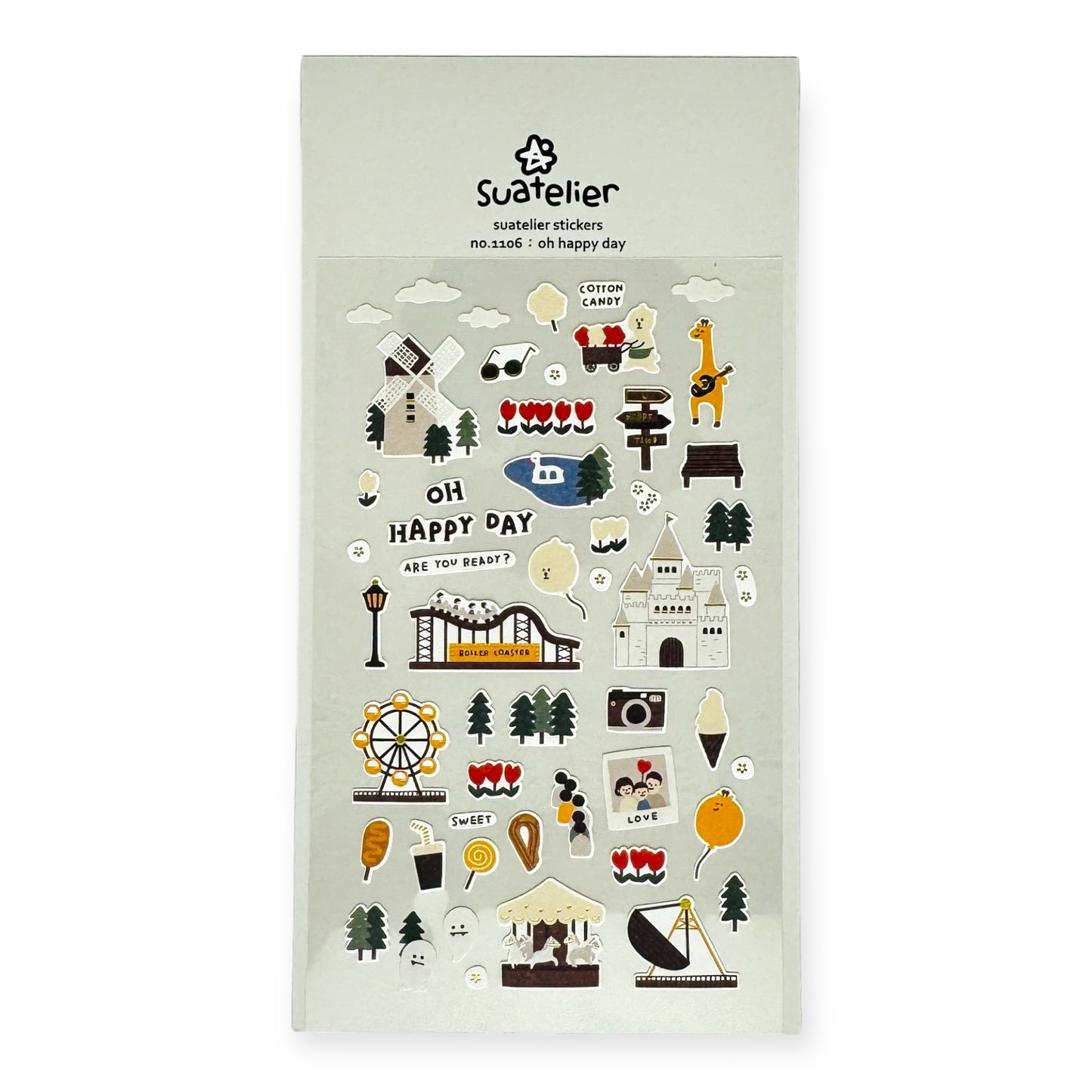 Suatelier Oh Happy Day Sticker (No. 1106)
