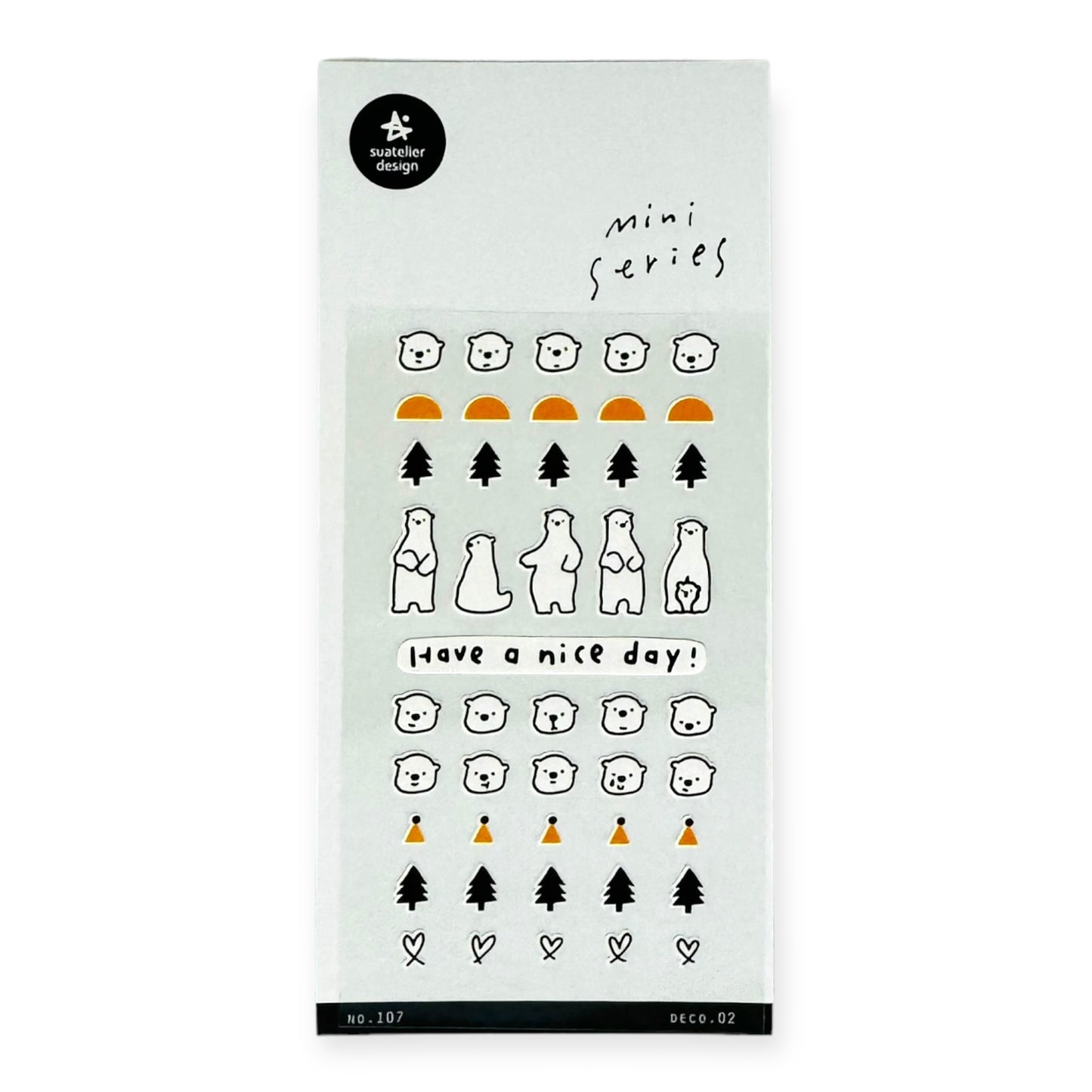Suatelier - Mini Series Sticker No. 107 (Deco.02)