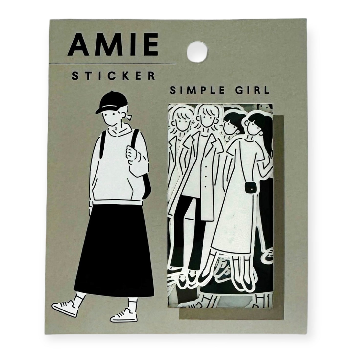 Mind Wave - Amie Sticker Simple Girl