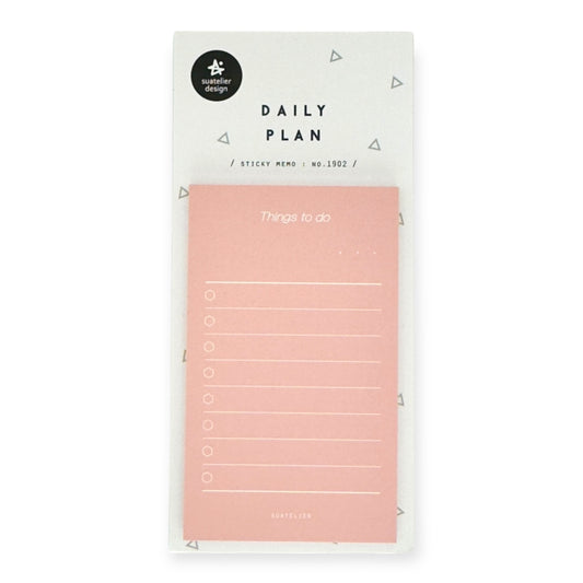 Suatelier - Daily Plan Sticky Memo No. 1902