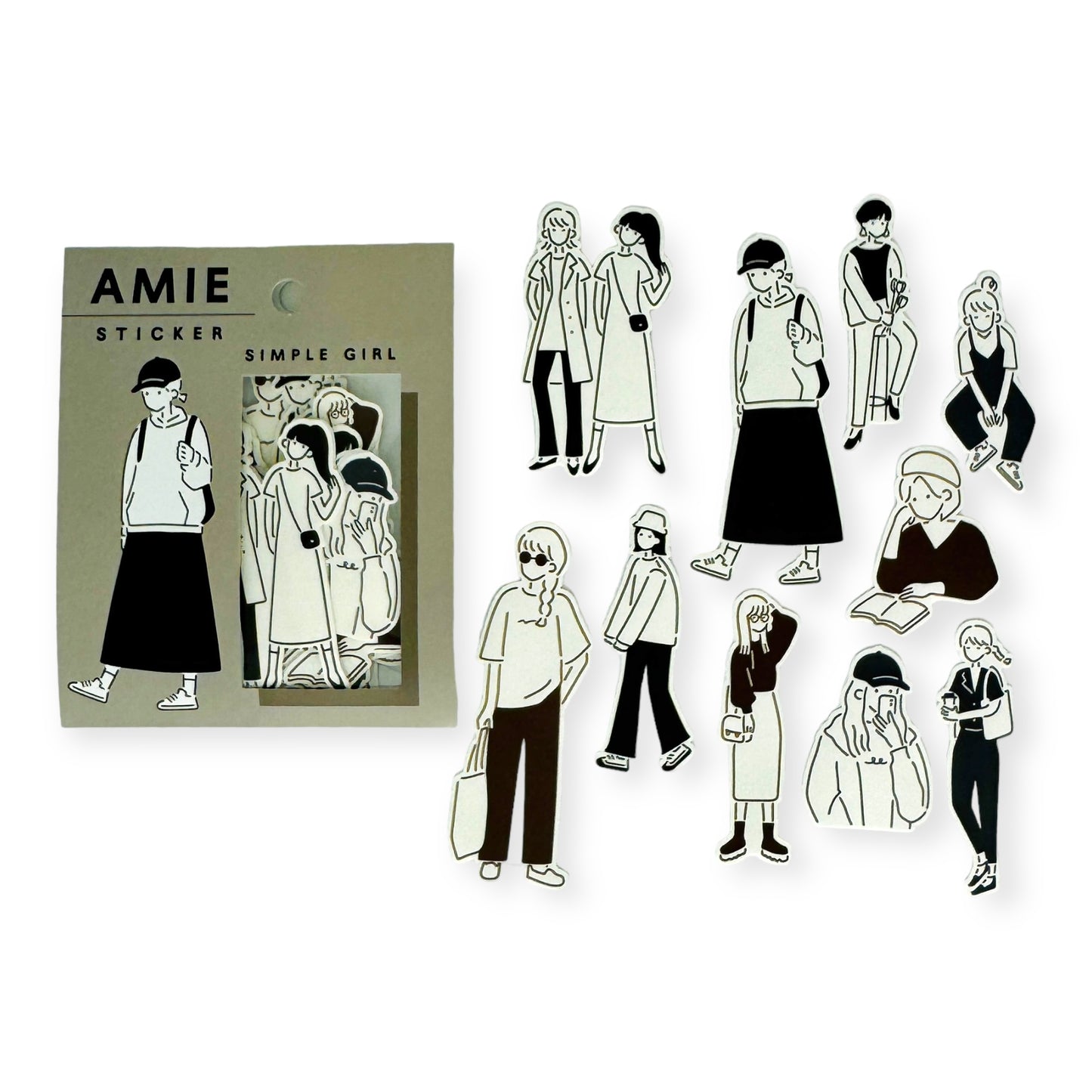 Mind Wave - Amie Sticker Simple Girl