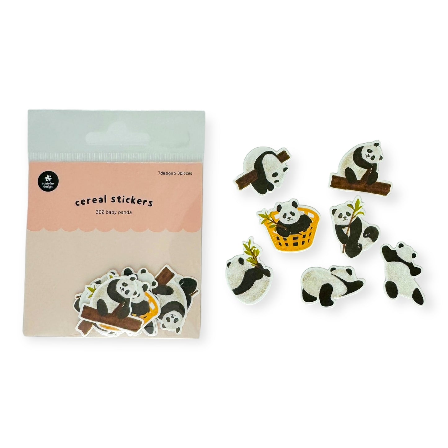 Suatelier Flake Sticker - Baby Panda (No. 302)