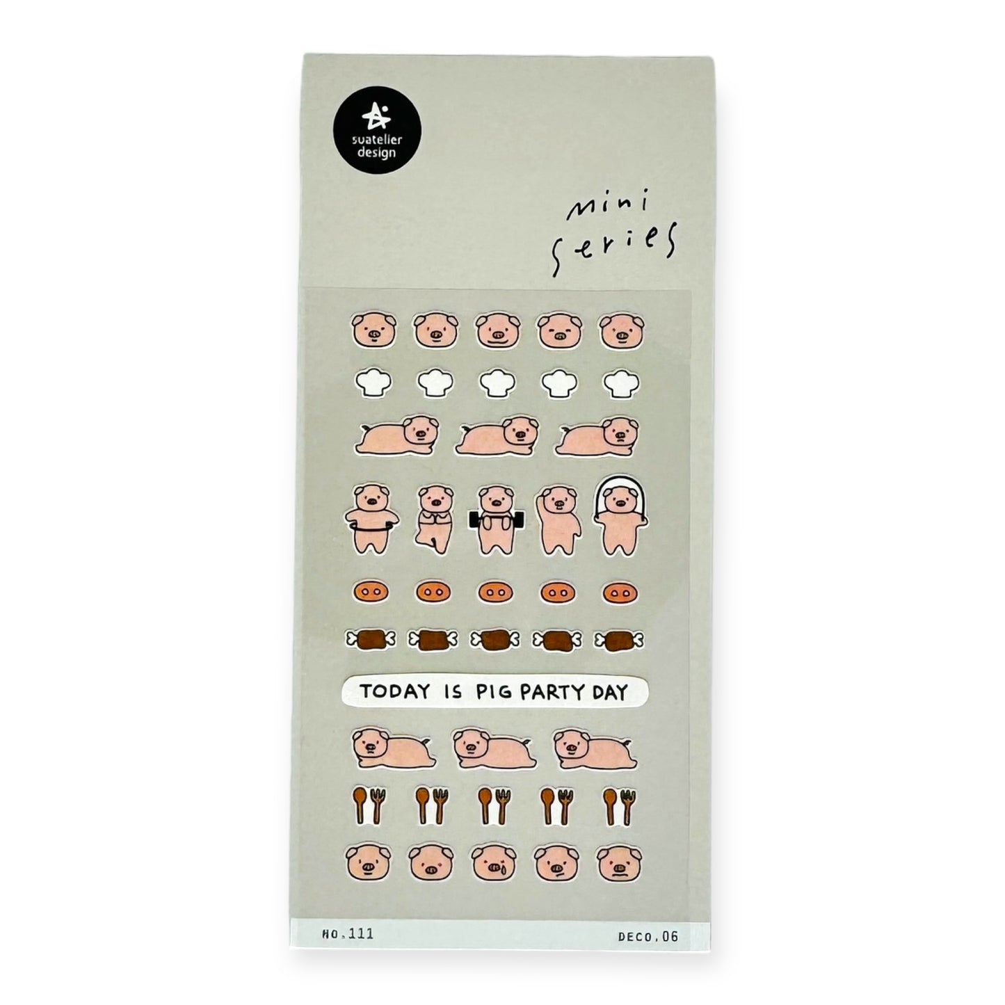 Suatelier - Mini Series Sticker No. 111 (Deco.06)