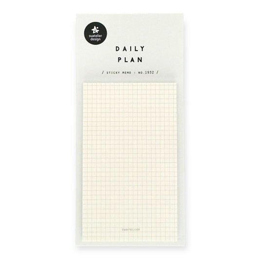 Suatelier - Daily Plan Sticky Memo No. 1932