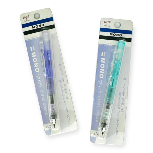 Tombow MONO Graph Mechanical Pencil Clear Series- 0.3mm