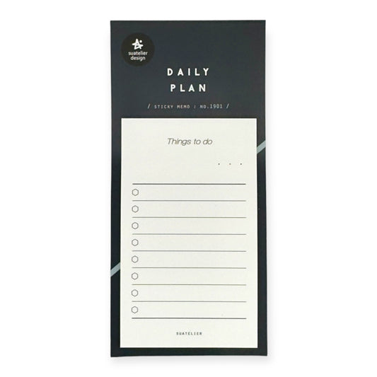 Suatelier - Daily Plan Sticky Memo No. 1901