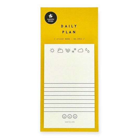 Suatelier - Daily Plan Sticky Memo No. 1911