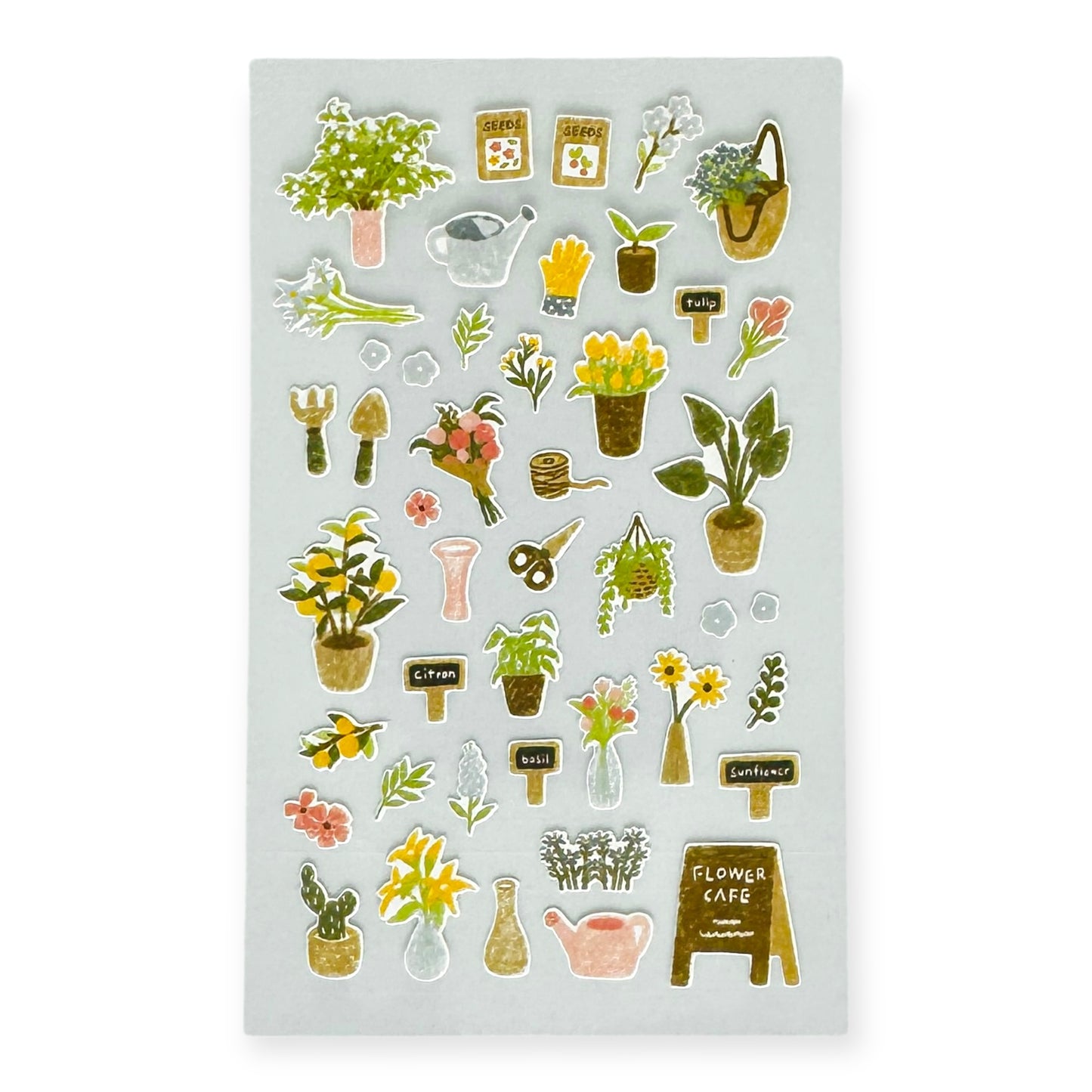 Suatelier Flower Cafe Sticker (No. 1142)