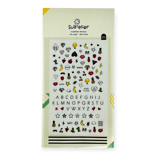 Suatelier Deco Line Sticker/Nail Deco (No. 1048)