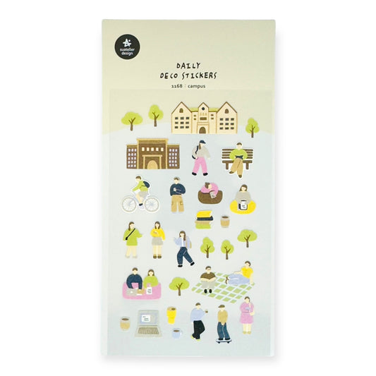 Suatelier Daily Deco Sticker - Campus