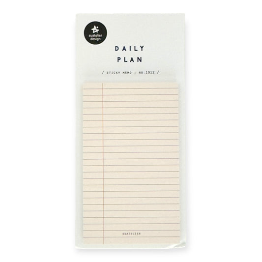 Suatelier - Daily Plan Sticky Memo No. 1912