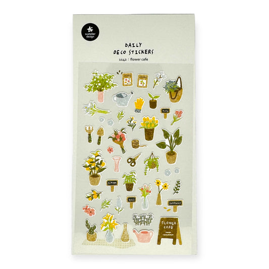 Suatelier Flower Cafe Sticker (No. 1142)