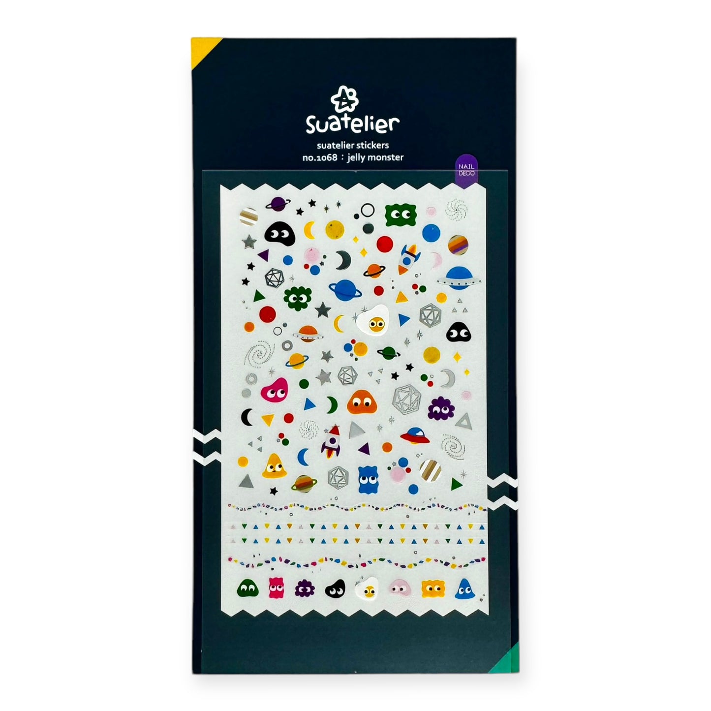 Suatelier Jelly Monster Sticker/Nail Deco (No. 1068)